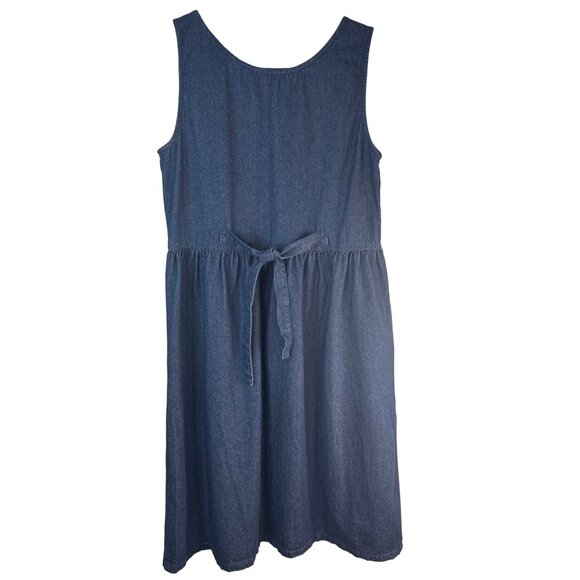 Dangerfield Size 10 Denim Mushroom Print Dress NWT - Picture 2 of 16